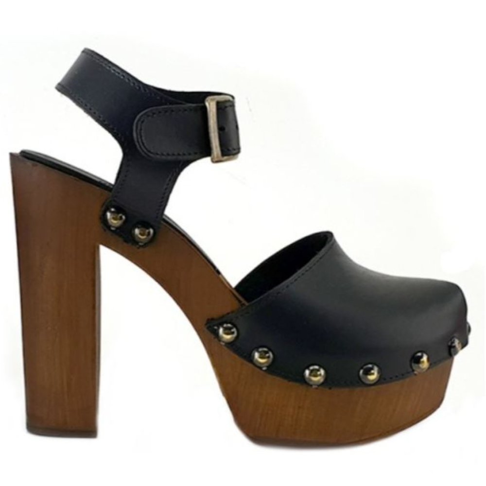 SWEDISH BLACK CLOGS MADE IN ITALY